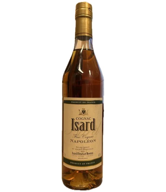Isard Fine Cognac Napoleon, fles bij slijterij t Bockje in Bathmen