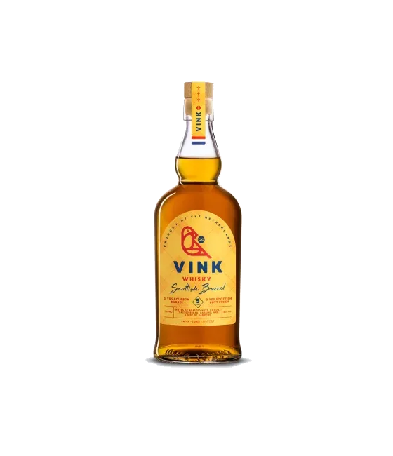 Vink Scottish Barrel 5 Years Old, fles bij slijterij t Bockje in Bathmen