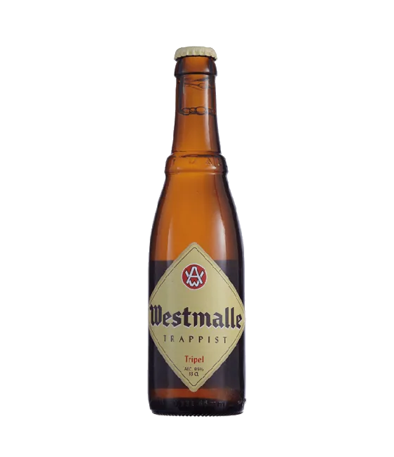 Westmalle Trappist Tripel, fles bij slijterij t Bockje in Bathmen