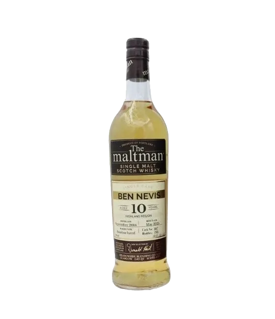 The Maltman Ben Nevis 10Y 2014 #107, fles bij slijterij t Bockje in Bathmen