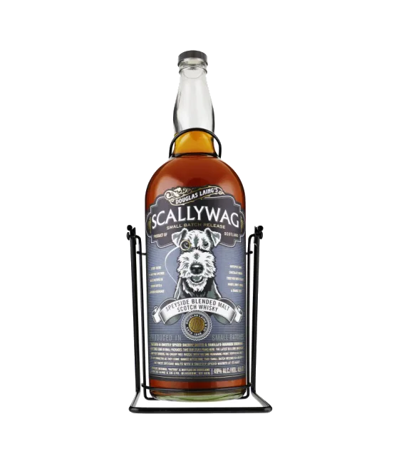 Scallywag Speyside Malt Whisky 4,5 ltr met Cradle, fles bij slijterij t Bockje in Bathmen