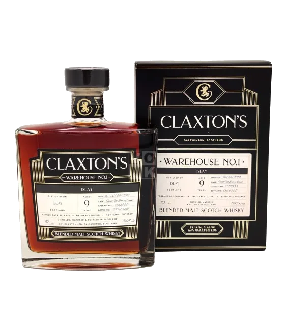 Claxton’s Warehouse Islay 9 Years Old