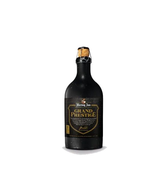 Hertog Jan Grand Prestige kruik, fles bij slijterij t Bockje in Bathmen