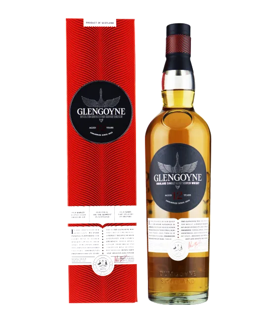 Glengoyne 12 years Highland Single Malt Scotch Whisky, fles bij slijterij t Bockje in Bathmen