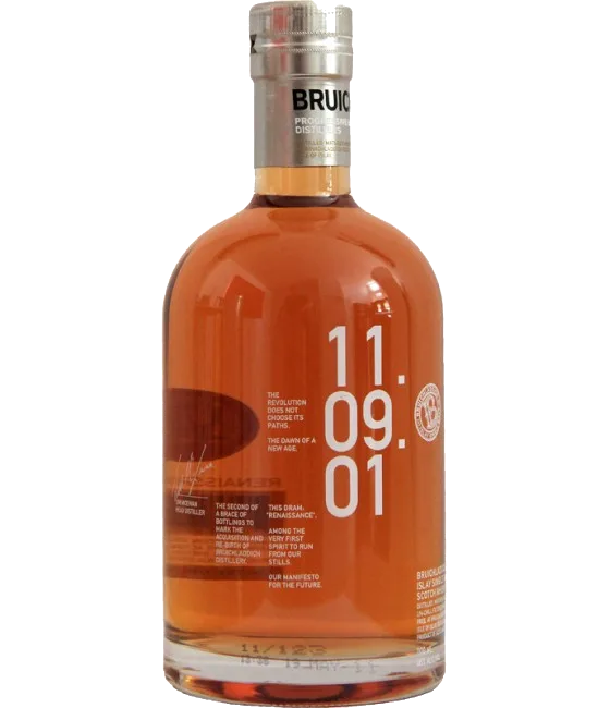 Bruichladdich 2001 Renaissance, fles bij slijterij t Bockje in Bathmen