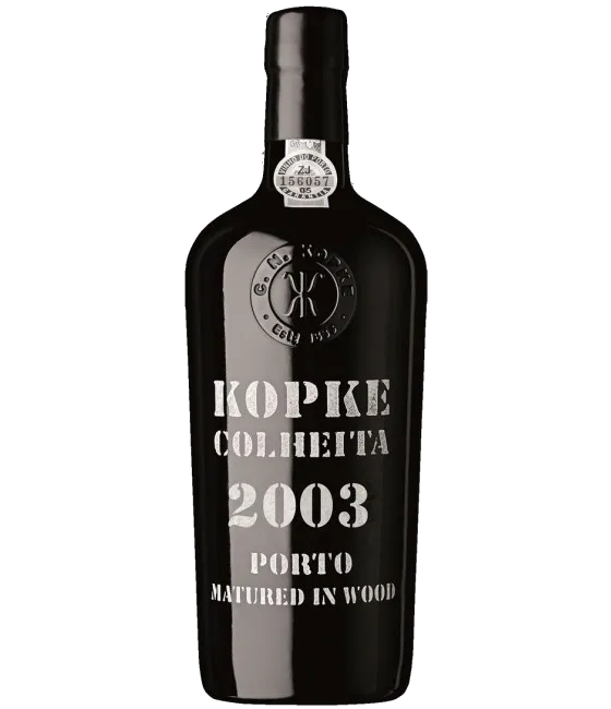 Kopke Colheita Port 2003, fles bij slijterij t Bockje in Bathmen