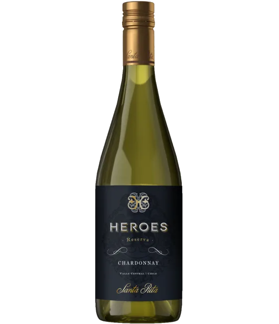 Heroes Reserva Chardonnay, fles bij slijterij t Bockje in Bathmen