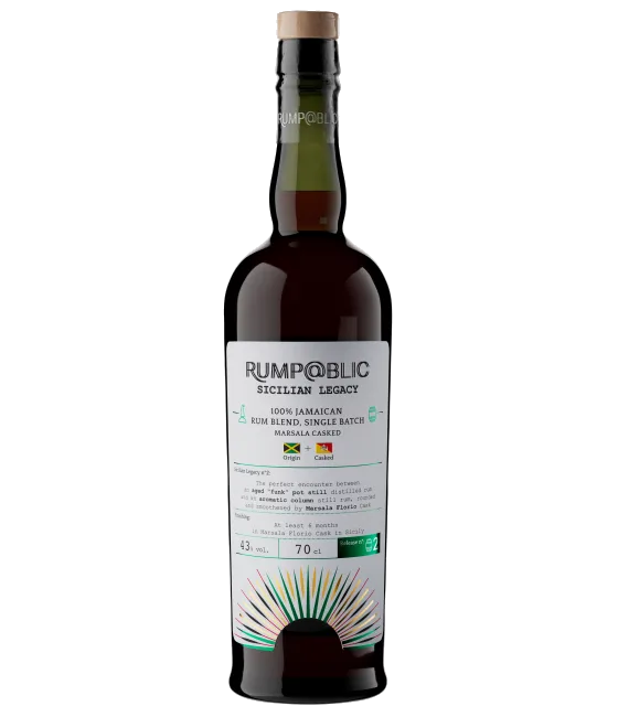 Rump@blic Single Batch Jamaican Pot Still Release No.2, fles bij slijterij t Bockje in Bathmen
