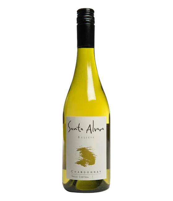 Santa Alvara Chardonnay Reserva, fles bij slijterij t Bockje in Bathmen