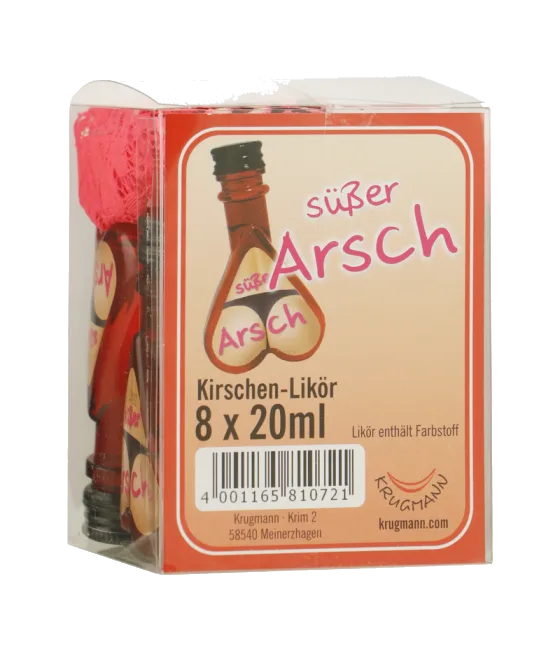 Susser Arsch kersenlikeur set 8x2cl