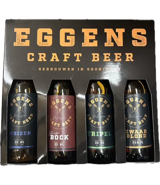Eggens Craft Beer Pakket 4x 33cl, fles bij slijterij t Bockje in Bathmen