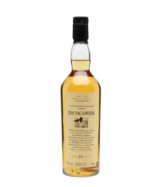 Inchgower 14 Years Old Speyside Single Maltwhisky, fles bij slijterij t Bockje in Bathmen