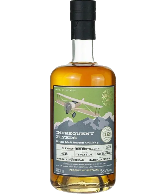 Infrequent Flyers Glenrothes 2009, fles bij slijterij t Bockje in Bathmen