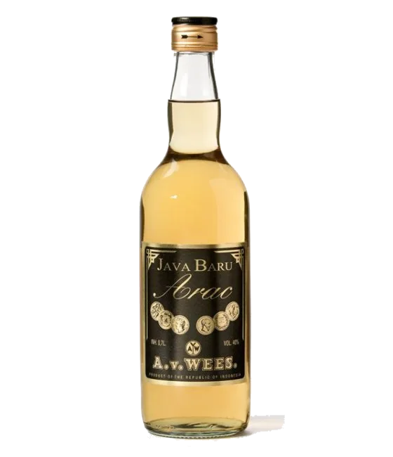 Van Wees Arac Java Baru, fles bij slijterij t Bockje in Bathmen