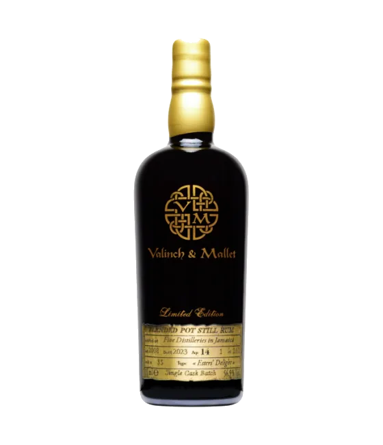 Valinch & Mallet Jamaica Blended “Esters’ Delight”, fles bij slijterij t Bockje in Bathmen