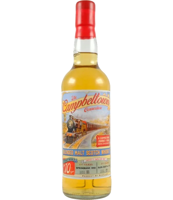 Campbeltown Connection Springbank & Glen Scotia 10y 2015, fles bij slijterij t Bockje in Bathmen