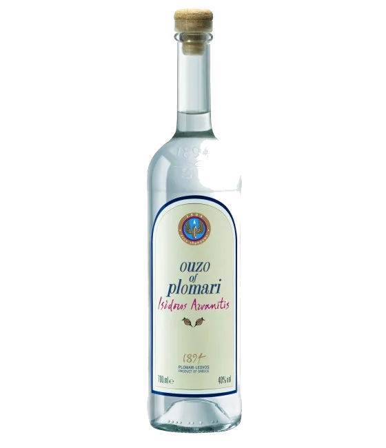 Plomari Ouzo, fles bij slijterij t Bockje in Bathmen