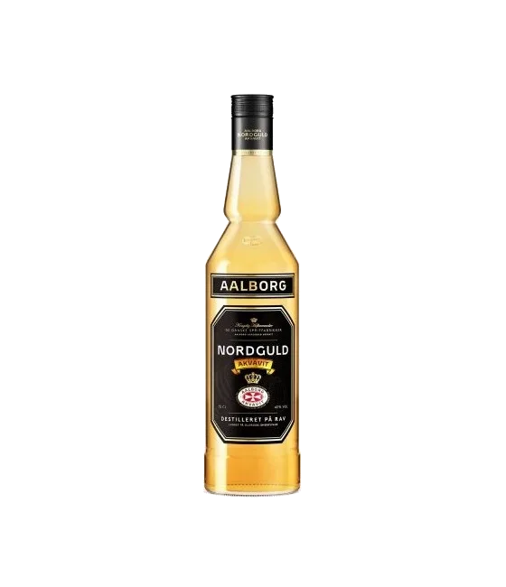 Aalborg Nordguld Akvavit 70cl, fles bij slijterij t Bockje in Bathmen