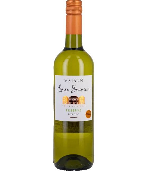 Louise Bruneau Blanc Pays d’Oc, fles bij slijterij t Bockje in Bathmen