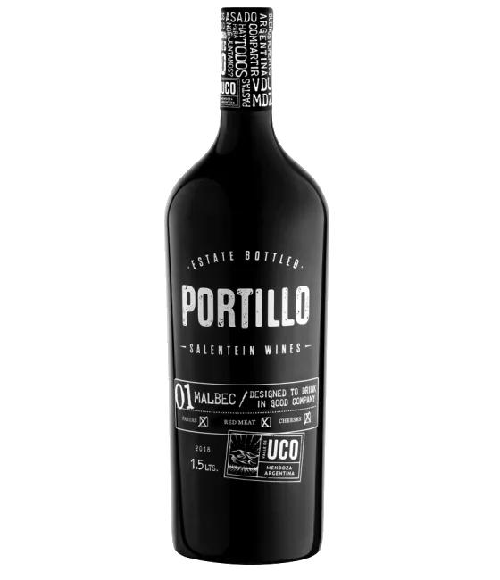 Portillo Malbec, fles bij slijterij t Bockje in Bathmen