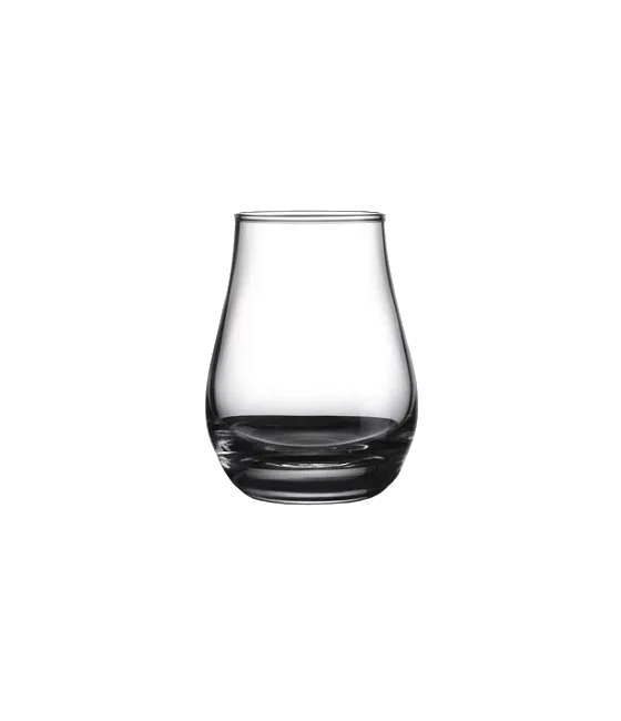 Spey dram whiskyglas 9 cl., fles bij slijterij t Bockje in Bathmen
