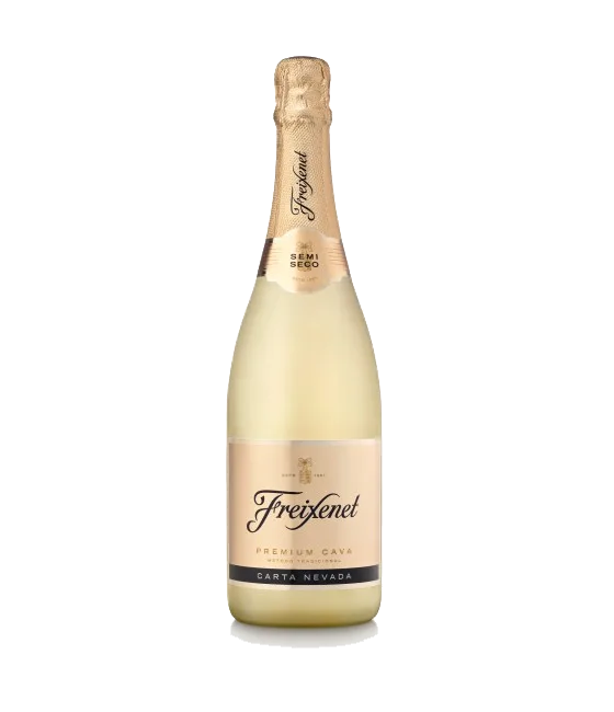 Freixenet Carta Nevada semi seco, fles bij slijterij t Bockje in Bathmen