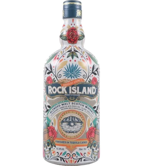 Rock Island Tequila Cask Finish, fles bij slijterij t Bockje in Bathmen