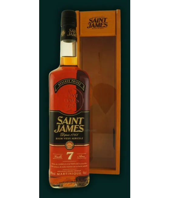 SAINT JAMES RUM 7 Years Old, fles bij slijterij t Bockje in Bathmen