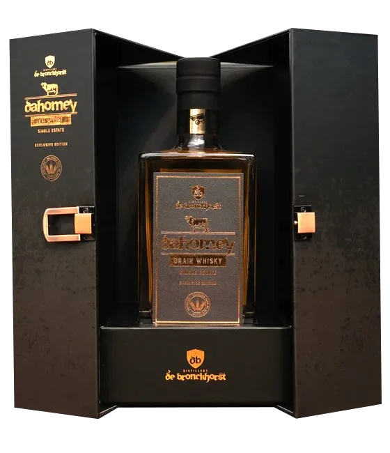 De Bronckhorst Dahomey Grain Whisky Aquavit, fles bij slijterij t Bockje in Bathmen