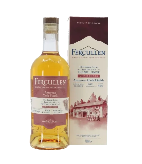 Fercullen The Mill House Amarone Cask Finish 2021, fles bij slijterij t Bockje in Bathmen