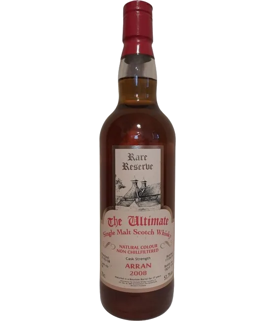 The Ultimate Rare Reserve Arran 2008 CS #58, fles bij slijterij t Bockje in Bathmen