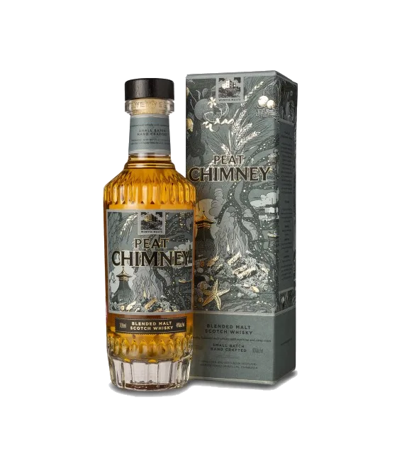 Wemyss Malts Peat Chimney, fles bij slijterij t Bockje in Bathmen