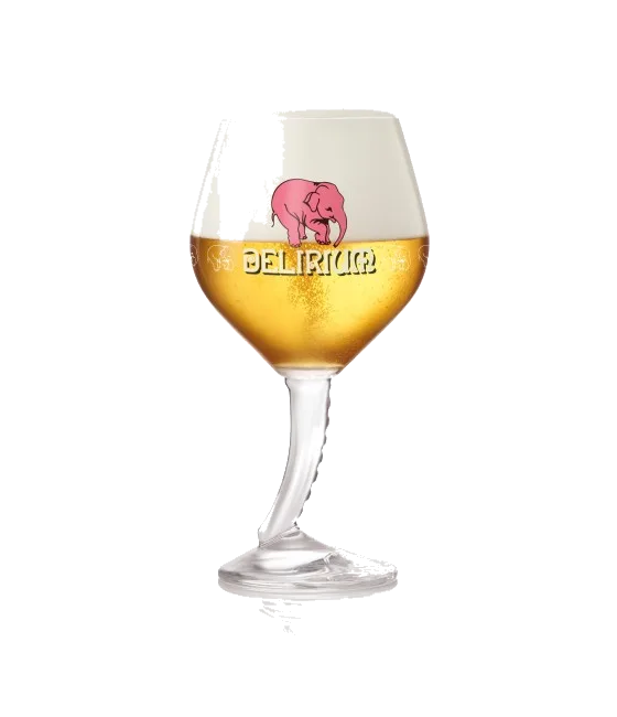 Delirium Tremens Bierglas, fles bij slijterij t Bockje in Bathmen