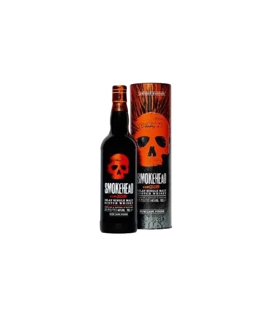 Smokehead Rum Rebel, fles bij slijterij t Bockje in Bathmen