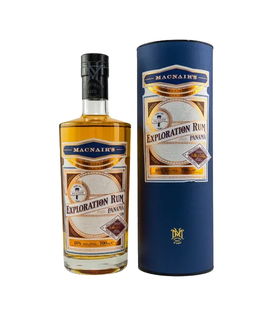 MacNair’s Exploration Rum Panama Peated 7YO, fles bij slijterij t Bockje in Bathmen