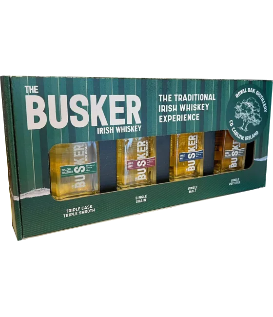 The Busker Experience Box 4 Miniaturen, fles bij slijterij t Bockje in Bathmen