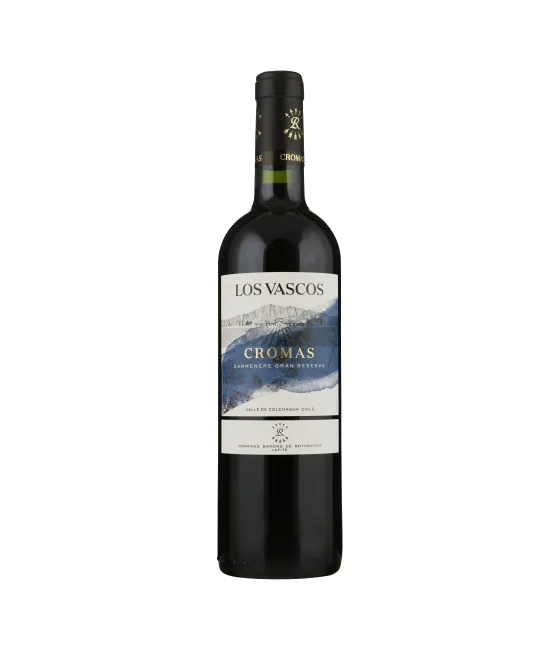 Los Vascos Cromas Carmenère Gran Reserva, fles bij slijterij t Bockje in Bathmen
