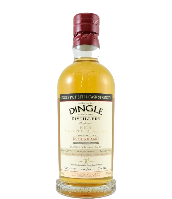 Dingle Fifth Pot Still Cask Strength, fles bij slijterij t Bockje in Bathmen