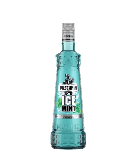 Puschkin Ice Mint, fles bij slijterij t Bockje in Bathmen