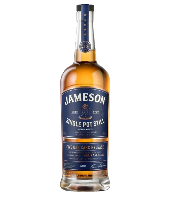 Jameson single pot still Irish whiskey, fles bij slijterij t Bockje in Bathmen