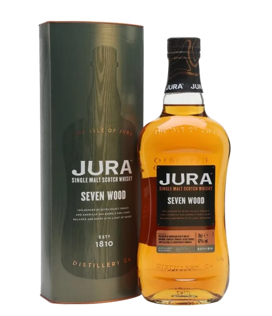 Jura Seven Wood, fles bij slijterij t Bockje in Bathmen