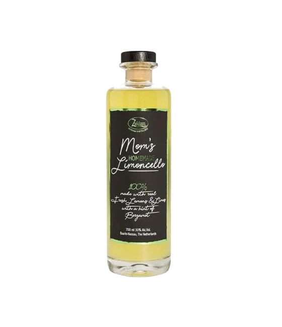 Zuidam Mom’s Homemade Limoncello, fles bij slijterij t Bockje in Bathmen