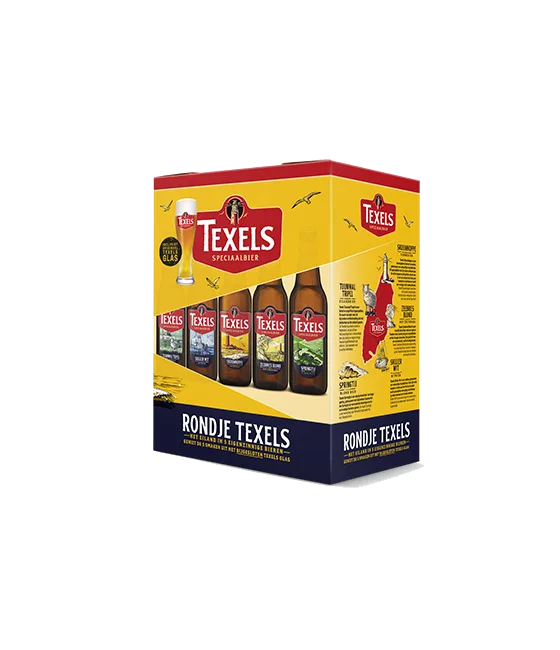 Rondje Texels bier, fles bij slijterij t Bockje in Bathmen
