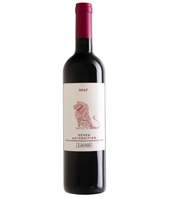 Cavino Nemea Agiorgitiko Red, fles bij slijterij t Bockje in Bathmen