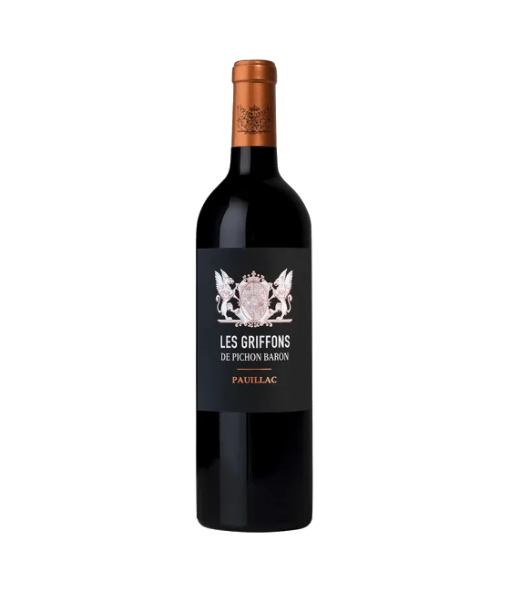 Les Griffons de Pichon Baron Pauillac, fles bij slijterij t Bockje in Bathmen