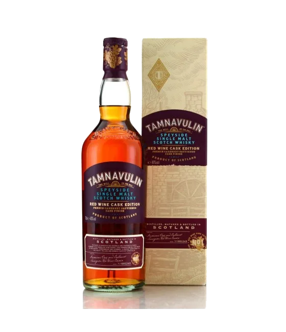 Tamnavulin Red Wine Cask Edition No. 1, fles bij slijterij t Bockje in Bathmen
