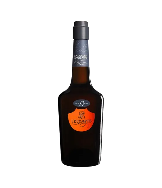 Lecompte Calvados 12 Years Old, fles bij slijterij t Bockje in Bathmen