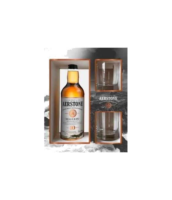 Aerstone Sea Cask Giftpack met 2 Glazen