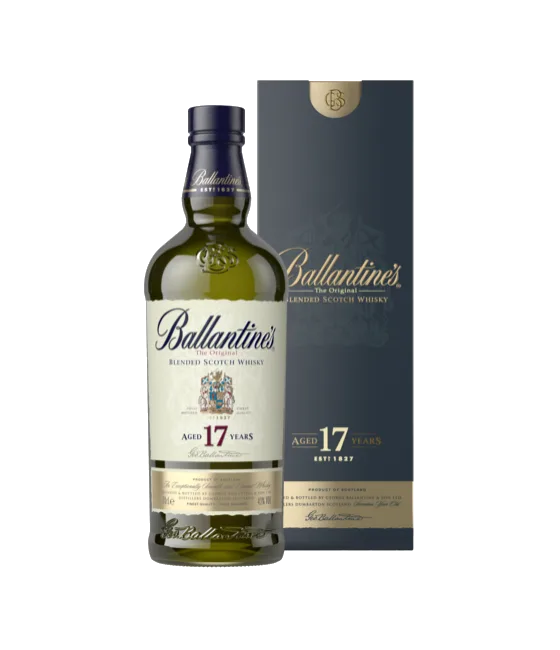 Ballantine’s Scotch Whisky 17 Years Old, fles bij slijterij t Bockje in Bathmen