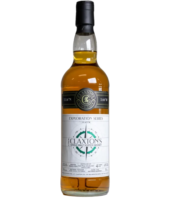 Claxton’s Exploration Series Glenglassaugh 4Y 2018, fles bij slijterij t Bockje in Bathmen